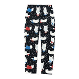 Kids Girls Printing Leggings Trousers Flower Skinny Pencil Pants 2-10 Years