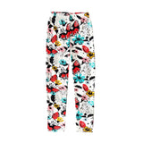 Kids Girls Printing Leggings Trousers Flower Skinny Pencil Pants 2-10 Years