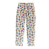 Kids Girls Printing Leggings Trousers Flower Skinny Pencil Pants 2-10 Years