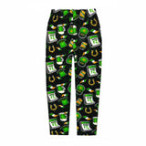 Kids Girls Printing Leggings Trousers Flower Skinny Pencil Pants 2-10 Years