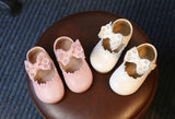 Baby Girl Bow Tie Toddlers with Soft Soles Shoes