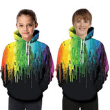 Boys Girls Sweatshirts Hoodies Long Sleeve Casual 3D Printed Tops 5-14Years