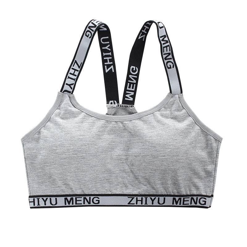Kid Girls Training Bra Vest Sport Underwear Teen Sets 2 Pcs