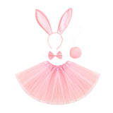 Kid Girl Cute Photography Easter Rabbit Tutu Skirts 2 Pcs