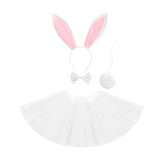 Kid Girl Cute Photography Easter Rabbit Tutu Skirts 2 Pcs