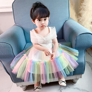 Baby Girl Wedding Baptism Princess Evening Vestidos Dresses