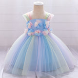 Baby Girl Wedding Baptism Princess Evening Vestidos Dresses