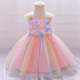 Baby Girl Wedding Baptism Princess Evening Vestidos Dresses