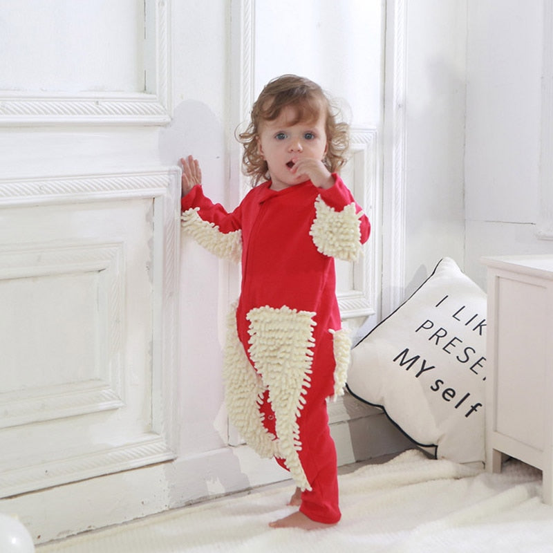 Toddler Boy Cleaning Suit Baby Girl Romper Outfit Infant Crawls  Jumpsuit