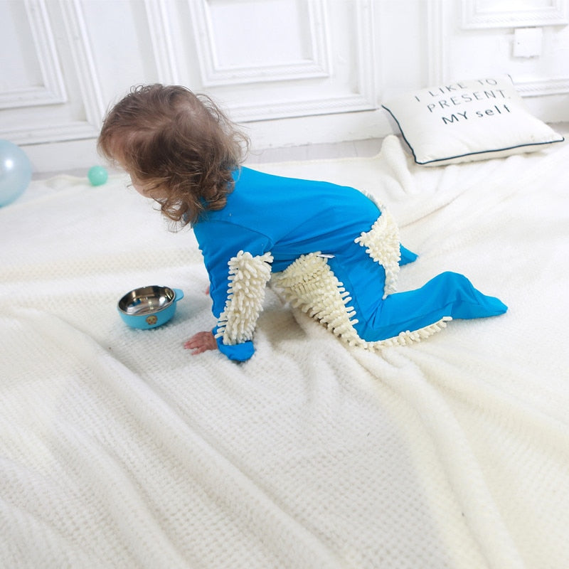 Toddler Boy Cleaning Suit Baby Girl Romper Outfit Infant Crawls  Jumpsuit