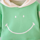 Toddler Boys Sets Plush Warm Tops+ Bottoms 2 Pcs