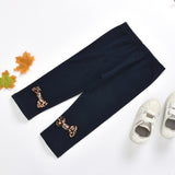 Girl Set Valentines's Day Leopard Heart Black Ruffle Lace 2 Pcs Sets