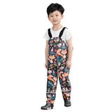 Toddler Kids Boys Girls Rain Dungarees Windproof Mud Jumpsuit Pants