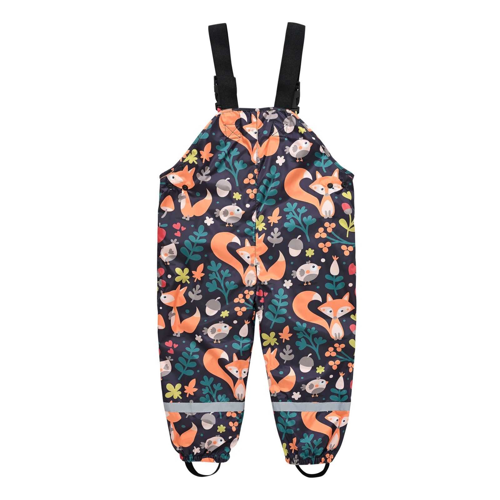 Toddler Kids Boys Girls Rain Dungarees Windproof Mud Jumpsuit Pants