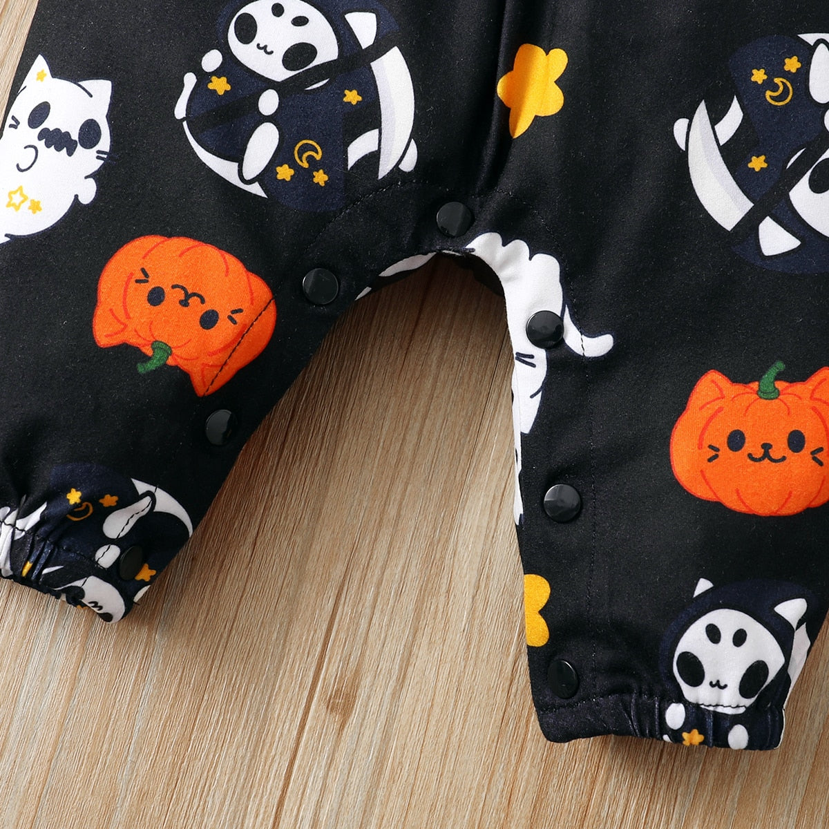 0-18M Baby Girl Halloween Pumpkins Suspender Jumpsuits Pants