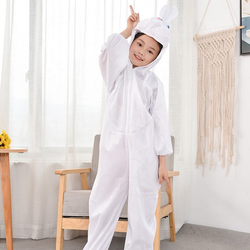 Kids Baby Animal White Rabbit Easter Romper Jumpsuit