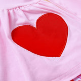 Kid Baby Girl Long Sleeve Heart Legging Valentines Sets 2 Pcs