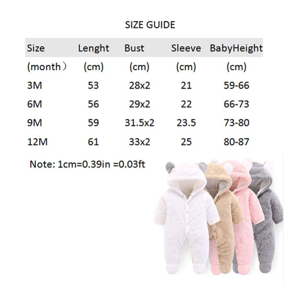 Baby Newborn Velvet Cotton Sleeping Romper