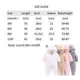 Baby Newborn Velvet Cotton Sleeping Romper