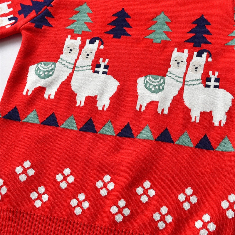 Kids Baby Boy Girl Sweater Christmas  Autumn Knitwear Pullover