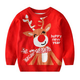 Kids Baby Boy Girl Sweater Christmas  Autumn Knitwear Pullover