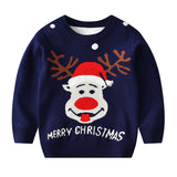 Kids Baby Boy Girl Sweater Christmas  Autumn Knitwear Pullover