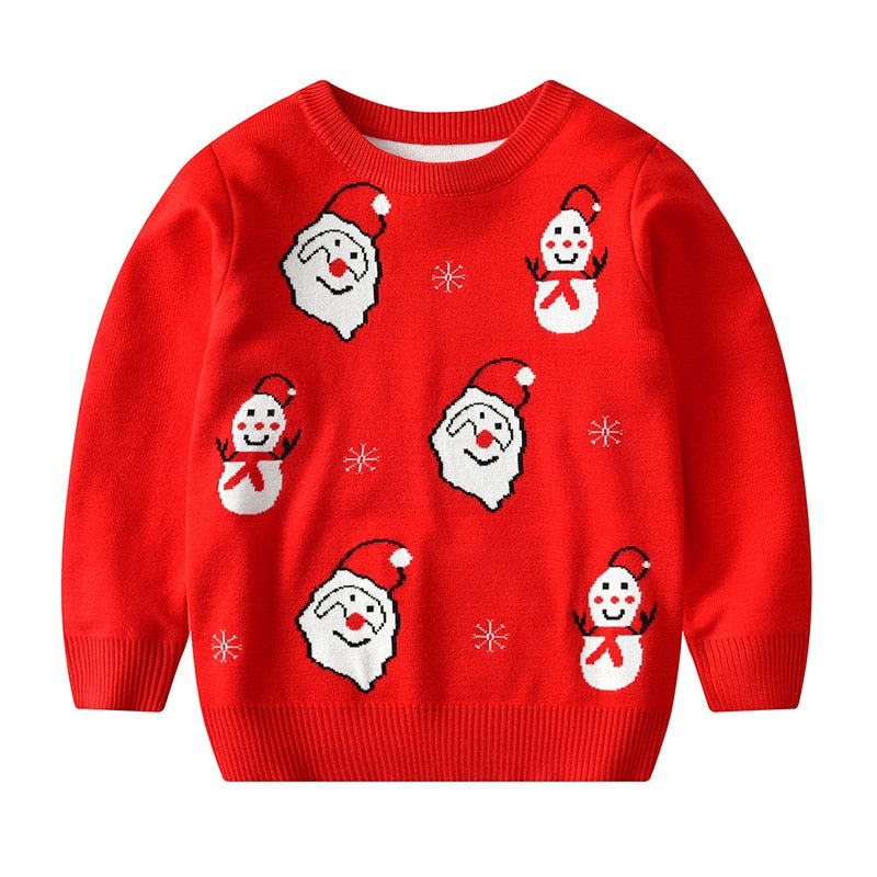 Kids Baby Boy Girl Sweater Christmas  Autumn Knitwear Pullover