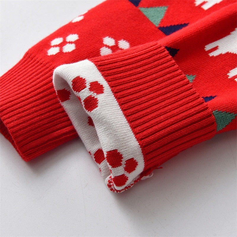 Kids Baby Boy Girl Sweater Christmas  Autumn Knitwear Pullover