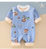 Baby Onesie Fleece Boneless Fall Winter Climbing Milk Silk Rompers