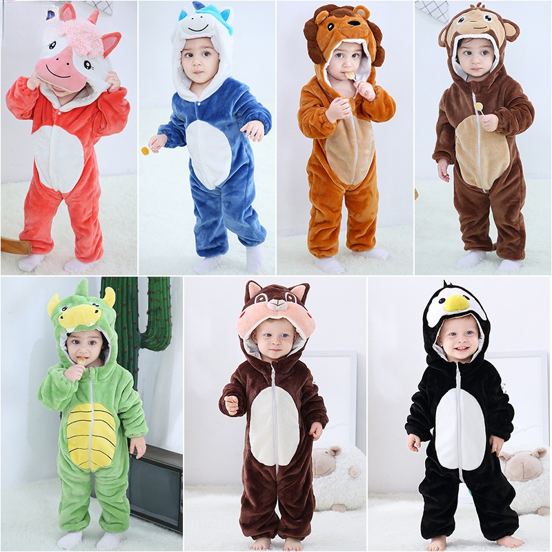 Baby Jumpsuit Romper Cartoon Pajamas