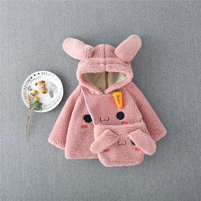 Baby Girl Winter Outerwear Autumn Fur Coat 0-2 Years