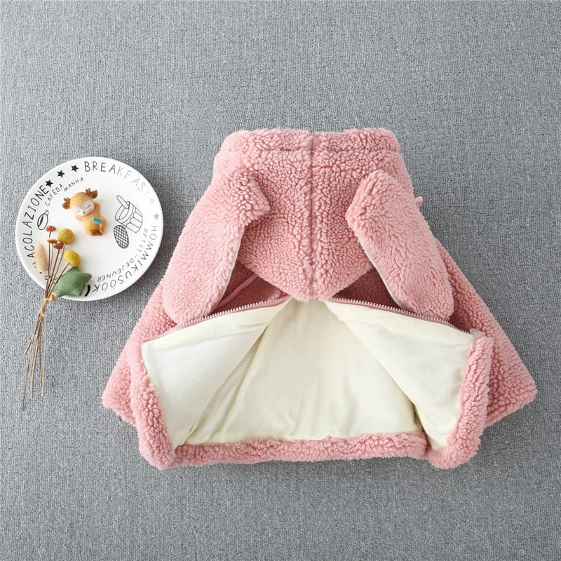 Baby Girl Winter Outerwear Autumn Fur Coat 0-2 Years