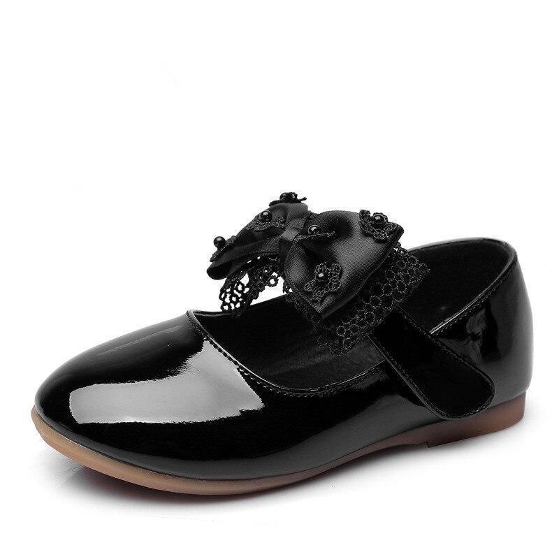 Girls Wedding Party Patent Leather Princess Shoes