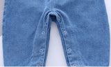 Baby Girl Onesies Sleeveless Crawlers Soft Denim Spring Autumn Rompers