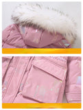 Kid Girls Down Jacket Extra Thick Wash Out Jacket Coats