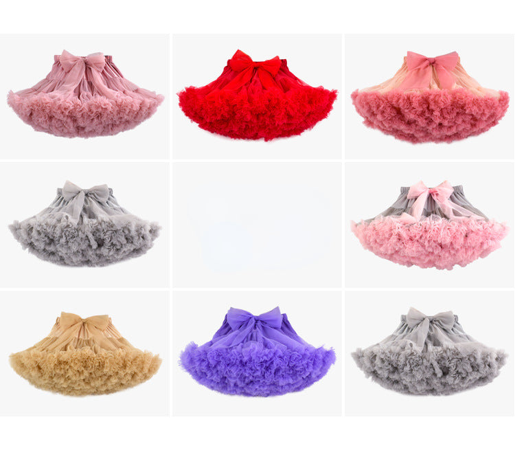 Kid Baby Girl Gauze Princess Autumn Winter Skirt