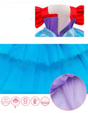 Kid Baby Girl Princess Mermaid Shell Tailing Birthday Dresses