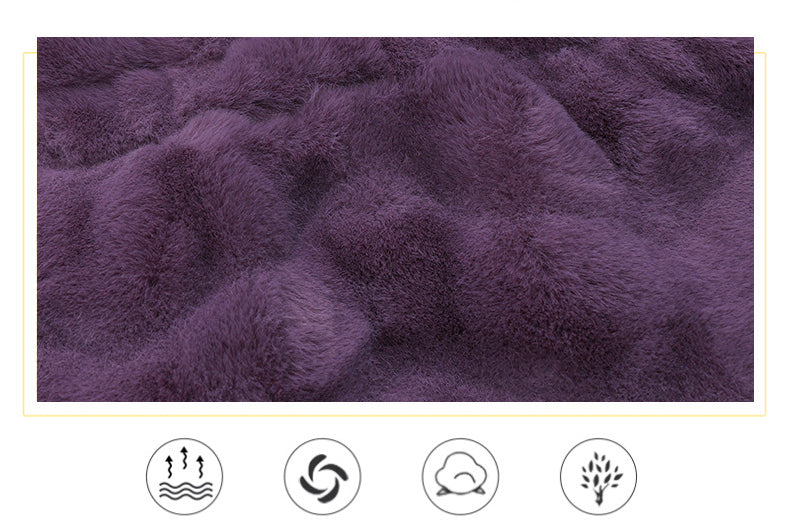 Kid Girl Imitation Fur Coat Warm Wool Thickened Winter Coats