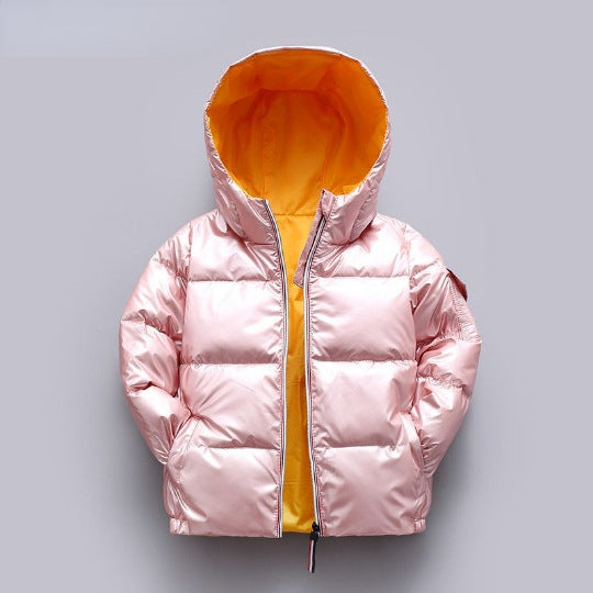Kid Boy Down Cotton Jacket Thickened Autumn Winter Coats