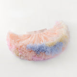 Kid Baby Girl Princess Cake Colorful Tutu Party Dance Tulle Skirts