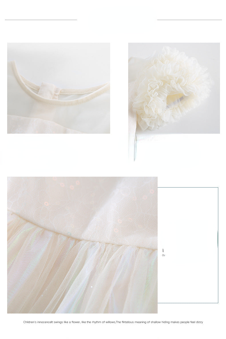 Kid Girl Princess Summer Fluffy Gauze Dresses