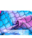 Kid Girls Swimsuit Suspender Mermaid One-piece Swimwear