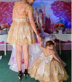 Baby Girl Embroidered Bowknot Party Dresses 6M-4T
