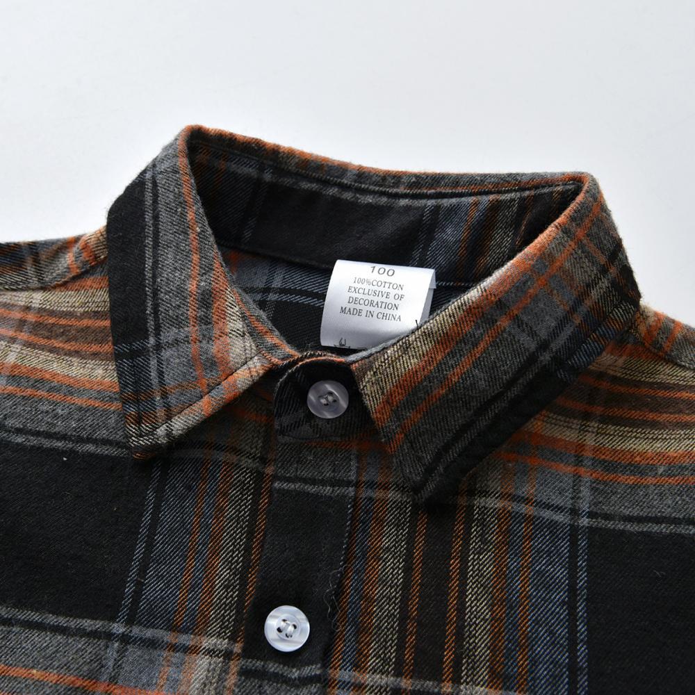 Kid Boys Long Sleeve Plaid Gentle Sets 2 Pcs