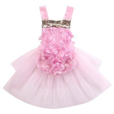 Flower Baby Girl Party Dress  1-3Y