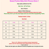 Baby Girls Party Flared Sleeve Lace Pageant Princess Dress 6M-5Y