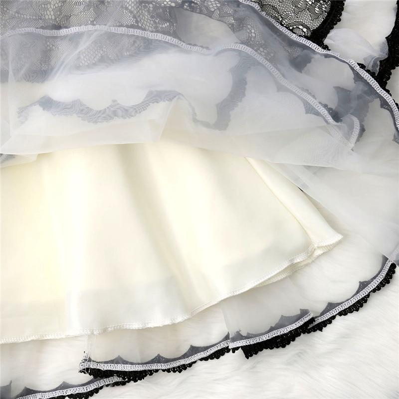 Baby Girls Party Flared Sleeve Lace Pageant Princess Dress 6M-5Y