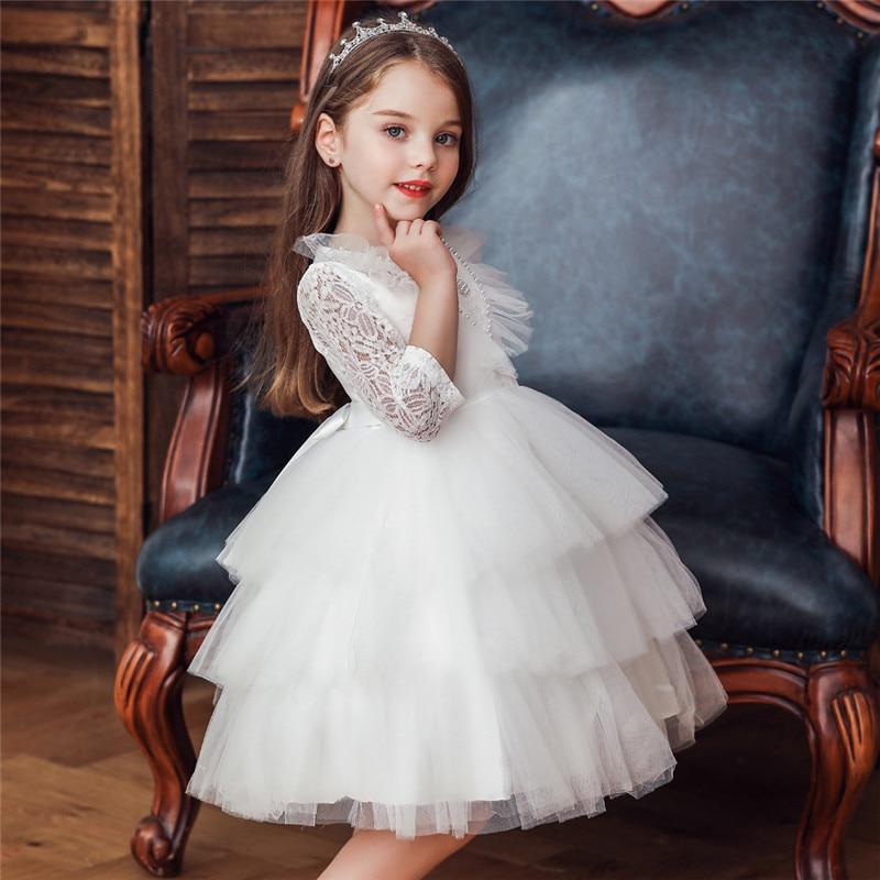 Baby Girl Lace Princess Wedding Party Elegant Dresses
