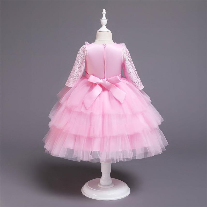 Baby Girl Lace Princess Wedding Party Elegant Dresses