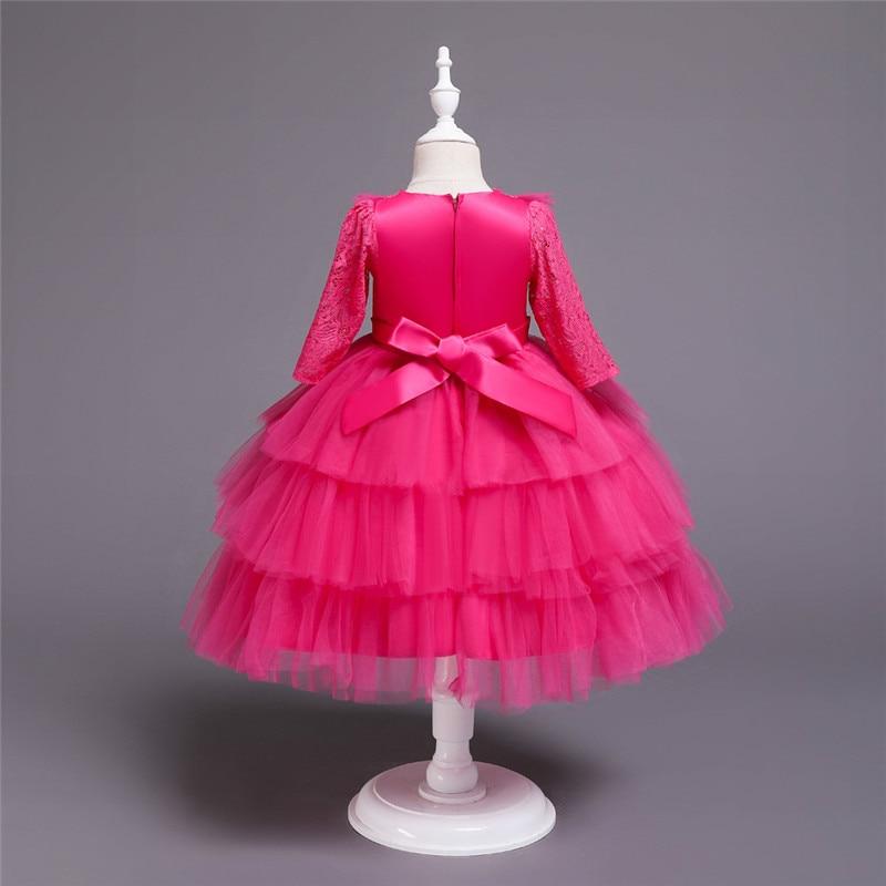 Baby Girl Lace Princess Wedding Party Elegant Dresses